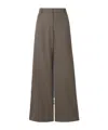 Nili Lotan Effy Wide-leg Track Pants In Gray