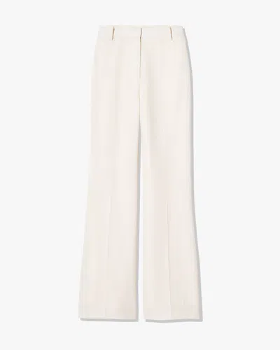 Nili Lotan Effy Wool Pant In Gray