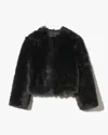 Nili Lotan Elan Shearling Jacket In Black