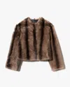 Nili Lotan Elan Shearling Jacket In Brown