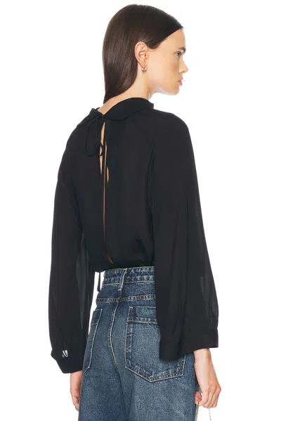 Nili Lotan Elianna Top In Black