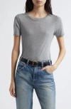 Nili Lotan Elin Cotton & Cashmere T-shirt In Gray