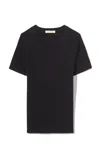 Nili Lotan Elin Cotton Tee In Black