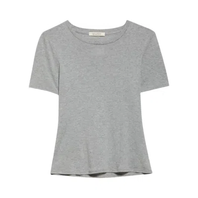 Pre-owned Nili Lotan Elin Tee 'heather Grey' | Women's Size Xs In Gray