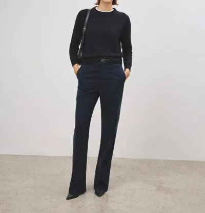 Nili Lotan Eliot Boy Pant In Midnight In Multi