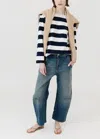 Nili Lotan Emerson Mid-rise Jean In Classic Wash In Multi