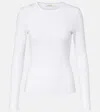 Nili Lotan Emilie Cotton Jersey T-shirt In White