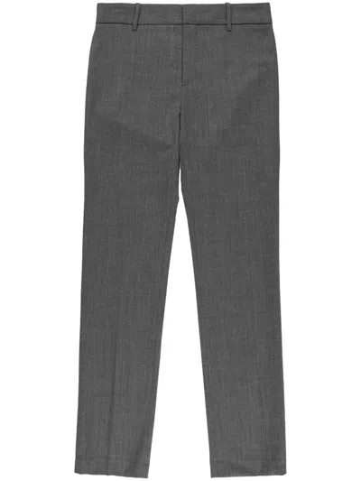 Nili Lotan Evan Tailored Trousers In Grey