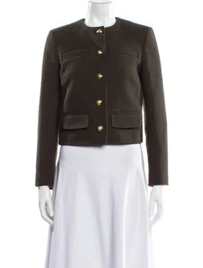 Pre-owned Nili Lotan Evening Jacket In Brown