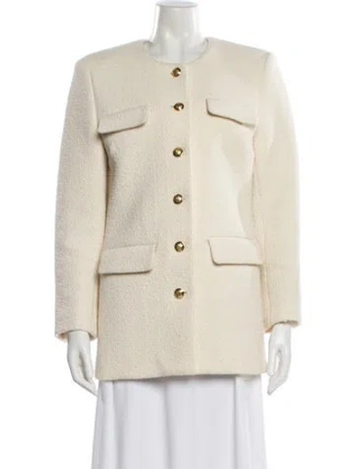 Pre-owned Nili Lotan Evening Jacket In Neutral