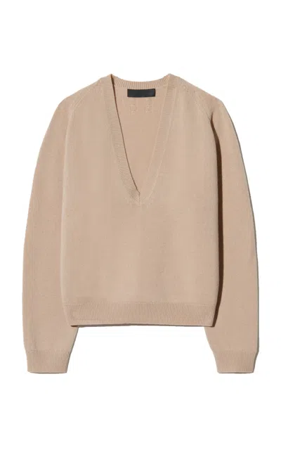 Nili Lotan Feron Cashmere Sweater In Tan