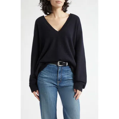 Nili Lotan Feron Cashmere V-neck Sweater In Black