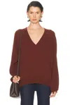 Nili Lotan Feron Sweater In Red