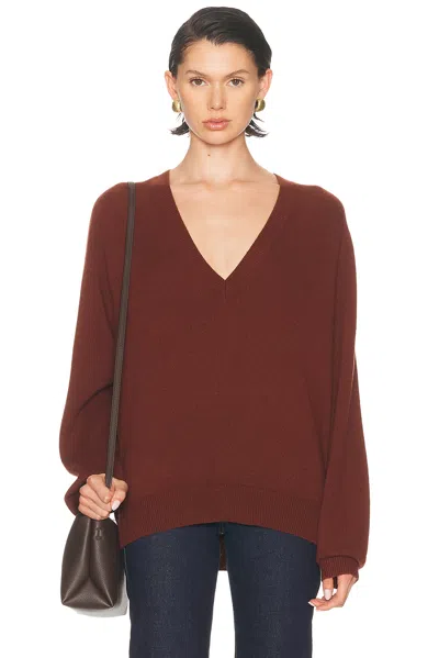 Nili Lotan Feron Sweater In Red