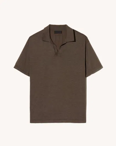 Nili Lotan Finnley Sweater In Army Green