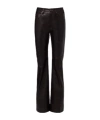 Nili Lotan Flared Casual Pants In Black