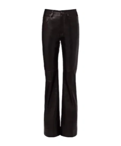 Nili Lotan Flared Casual Pants In Black
