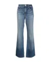 Nili Lotan Florence Distressed High-rise Flared Jeans In Blue