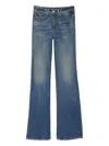 Nili Lotan Florence Patch Pocket Jeans In Blue