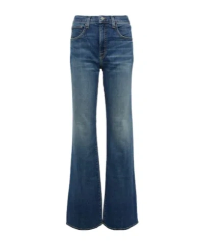 Nili Lotan Flared Jeans In Blue