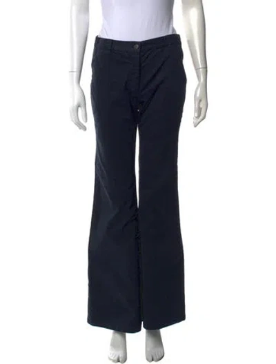 Pre-owned Nili Lotan Flared Pants In Black