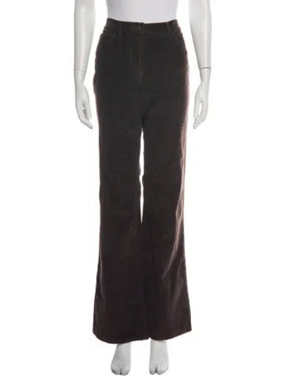 Pre-owned Nili Lotan Flared Pants In Black