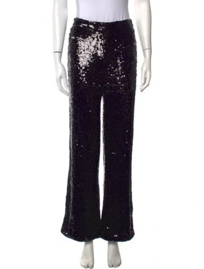 Pre-owned Nili Lotan Flared Pants In Black