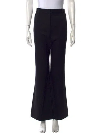 Pre-owned Nili Lotan Flared Pants In Black