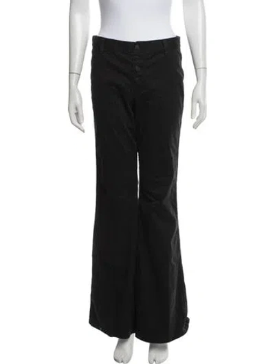 Pre-owned Nili Lotan Flared Pants In Black