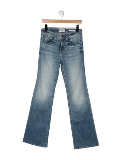 Pre-owned Nili Lotan Flared Pants In Blue