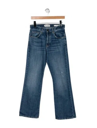 Pre-owned Nili Lotan Flared Pants In Blue