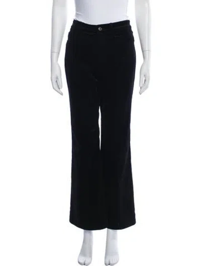 Pre-owned Nili Lotan Flared Pants In Blue