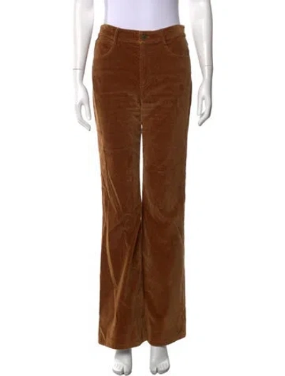 Pre-owned Nili Lotan Flared Pants In Brown