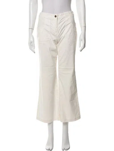 Pre-owned Nili Lotan Flared Pants In Neutrals