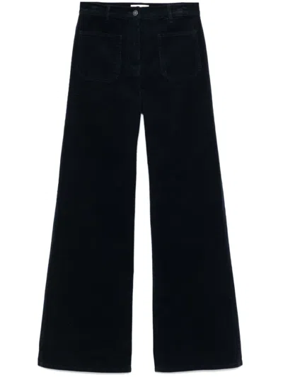 Nili Lotan Flocence Trousers In Blue