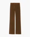 Nili Lotan Florence Corduroy Pant In Brown
