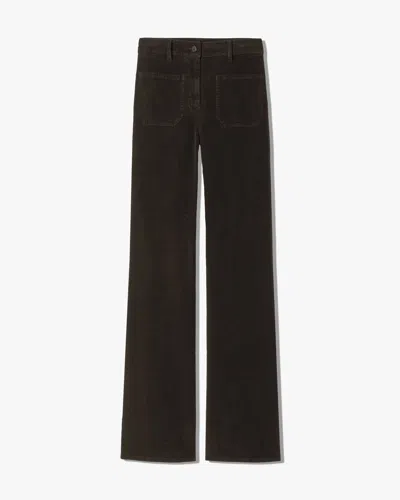 Nili Lotan Florence Corduroy Pant In Brown