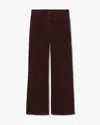 Nili Lotan Florence Corduroy Pant In Burgundy