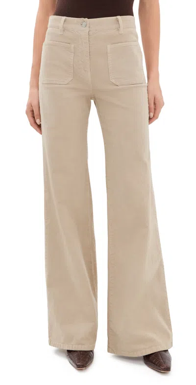 Nili Lotan Florence Corduroy Pants Travertine In Neutral
