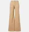 Nili Lotan Florence Corduroy Wide-leg Pants In Gray