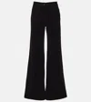 Nili Lotan Florence Cotton-blend Corduroy Flared Pants In Black