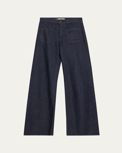 Nili Lotan Florence Denim Flare Jeans In Multi