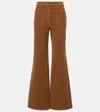 Nili Lotan Corduroy Shon Pant In Brown