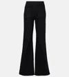 Nili Lotan Florence High-rise Flared Jeans In Black