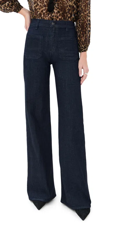 Nili Lotan Florence Jeans Indigo Rinse In Blue