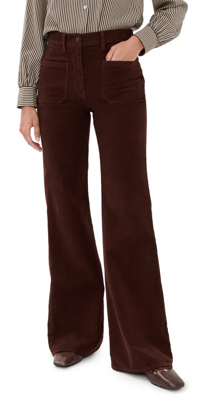 Nili Lotan Florence Pants Cabernet In Burgundy
