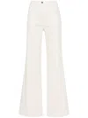 Nili Lotan Florence Cotton Wide-leg Pants In Neutrals