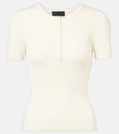 Nili Lotan Francene Silk Top In Francene Sweater