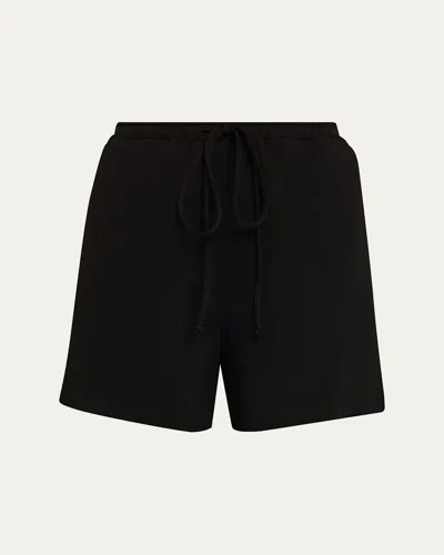 Nili Lotan Frances Drawstring Shorts In Black
