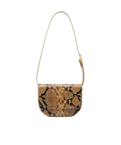 Nili Lotan Francoise Snake-effect Leather Crossbody Bag In No